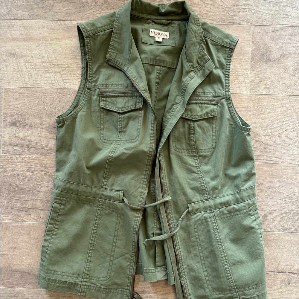 Cargo cinch waist Vest